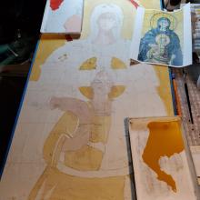 Under painting for Apse Mosaic