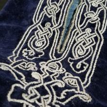 Close up of embroidery 